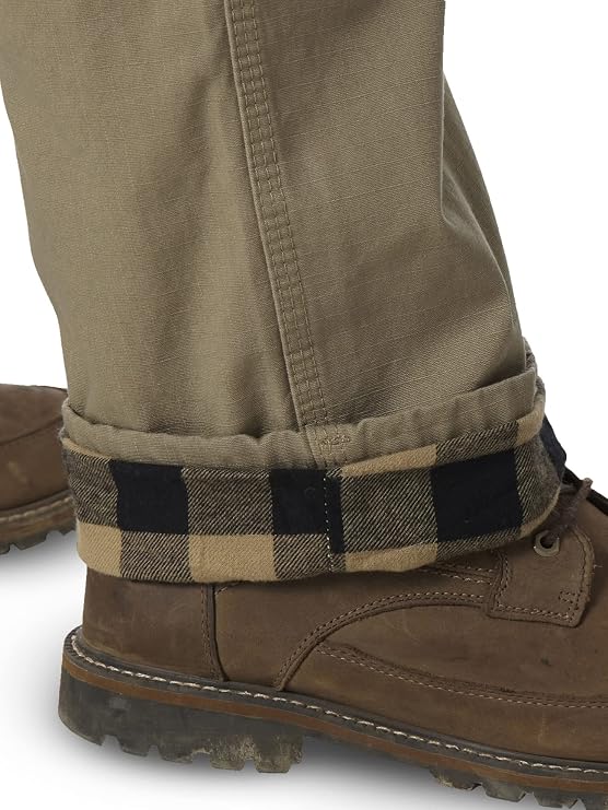 Wrangler Flannel-Lined Ripstop Ranger Pant