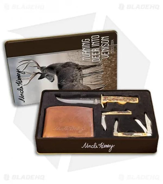 1200445 Uncle Henry Knife & Wallet Gift Set