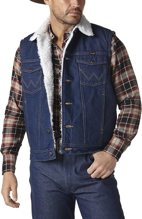 Wrangler® Sherpa Lined Denim Vest