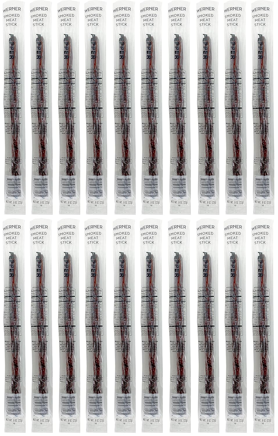 Werner Smoked Individually Wrapped Meat Sticks
