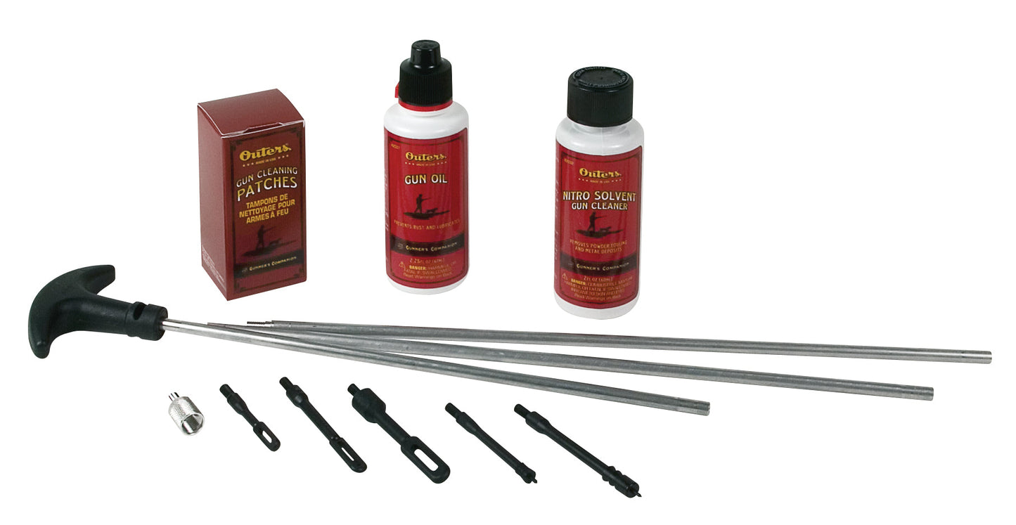 Outers Universal Aluminum Rod Cleaning Kit - Rifle Pistol & Shotgun ZZZ