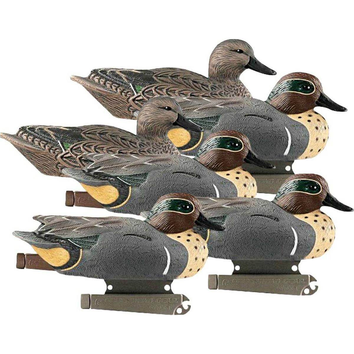 Avery Outdoors GHG Life Size Green Winged Teal Duck Decoys 6 Pack