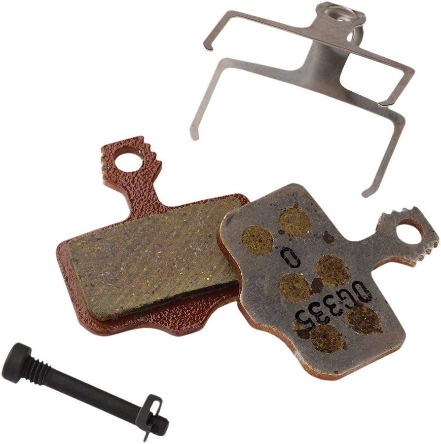 SRAM Disc Brake Pads - Organic Compound Aluminum Backed Quiet/Light For Level Elixir and 2-Piece Road