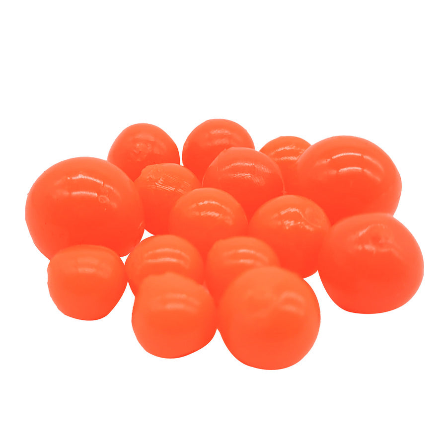 BnR Tackle Soft Beads 18mm Shrimp Neutral Buoyancy 8/pack