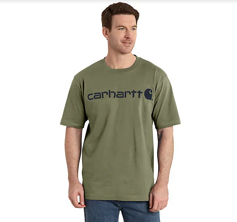 Carhartt Loose Fit Heavyweight Short-Sleeve Logo Graphic T-Shirt Men's