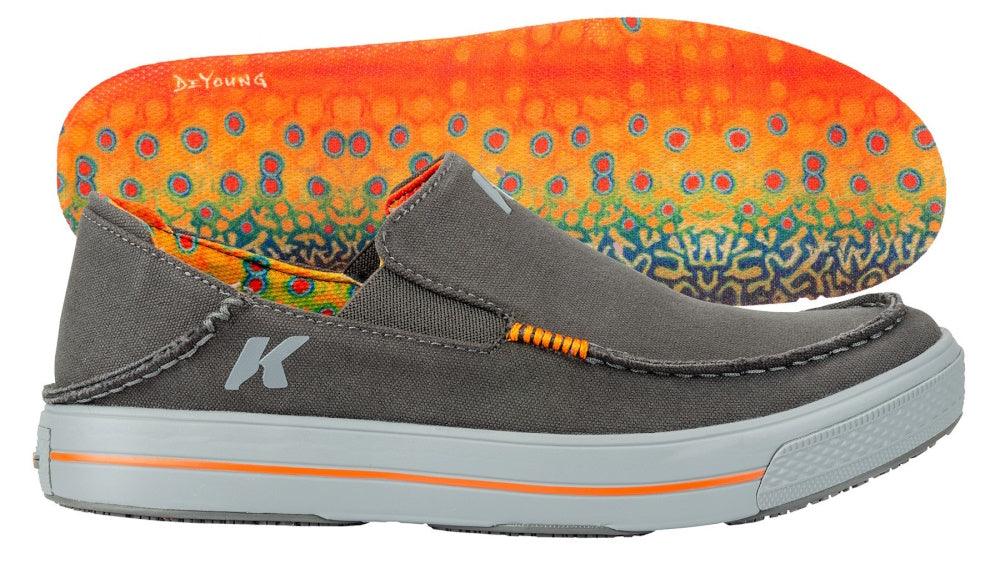 Korkers Fish Moc Brook Trout w/ Fixed Kling-On Deck Sole