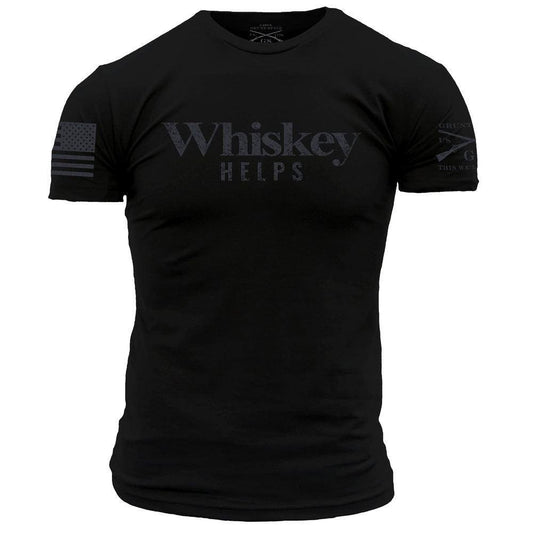 Grunt Style Short Sleeve T Shirt Whiskey Helps Men's
