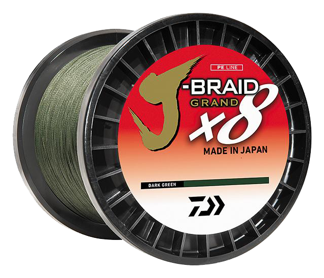 Daiwa J-Braid X8 Grand Braided Line - Dark Green