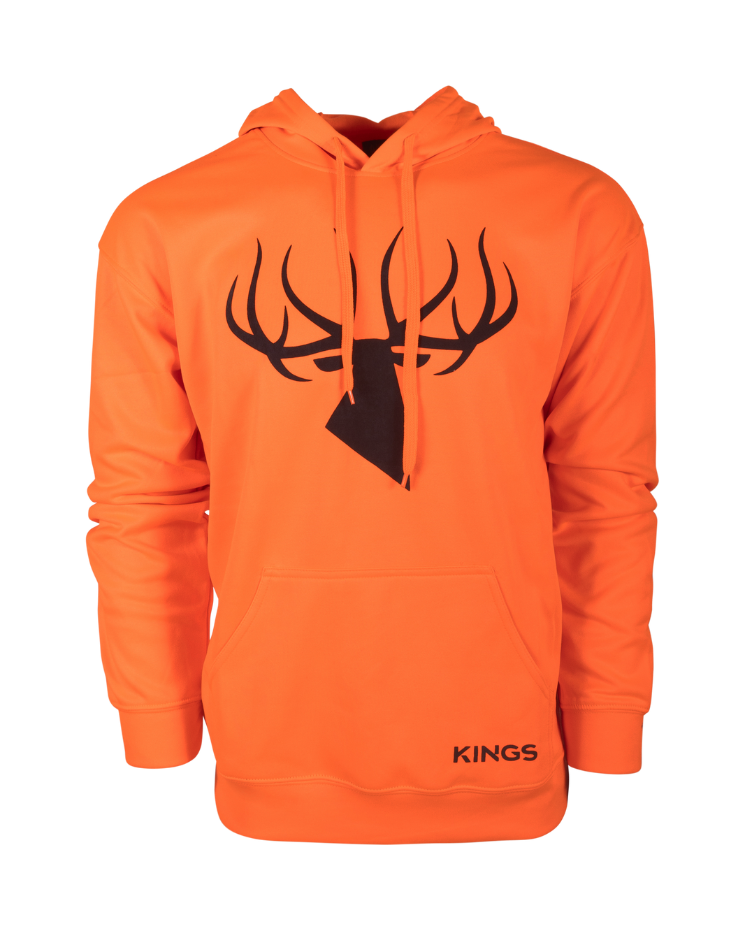 King Camo Blaze Orange Poly Hoodie