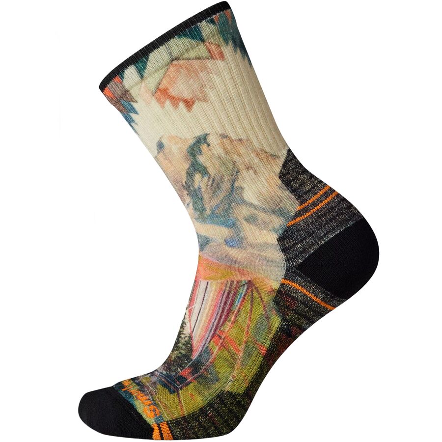 Smartwool Women's Hike Light Cushion Mountain Print Crew Socks