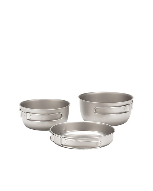 Snow Peak Titanium 3 piece Cookset