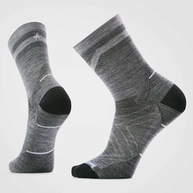 Smartwool Run Zero Cushion Mid Crew Pattern Socks