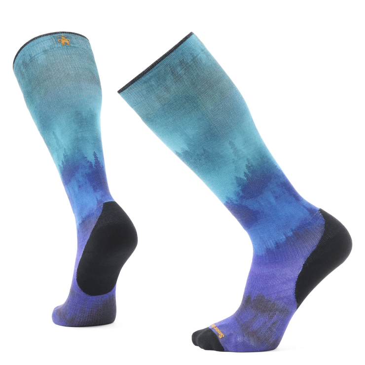 Smartwool Ski Targeted Cushion Compression Print OTC Socks Men's