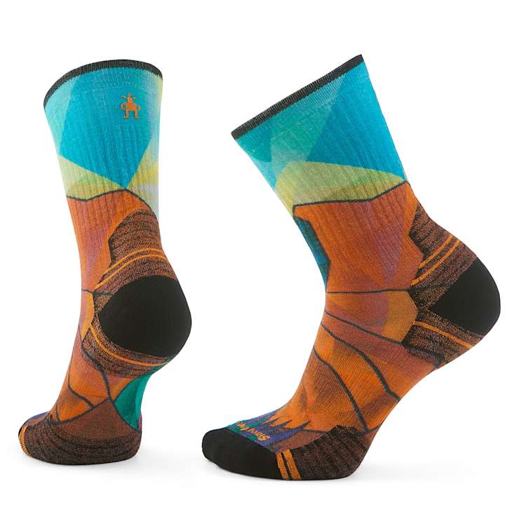 Smartwool Hike Mountain Prism Print Crew Socks Women's