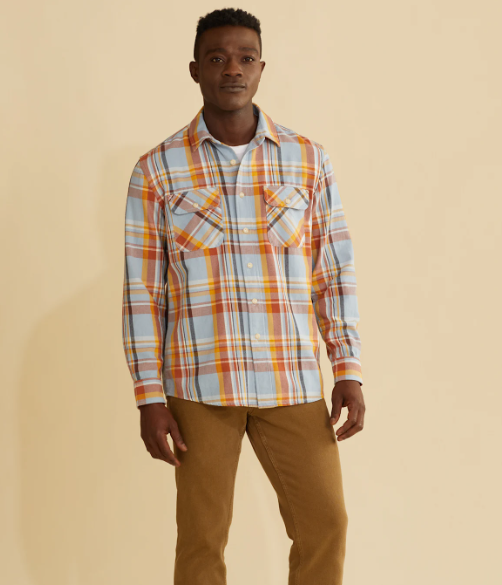 Pendleton Men's Plaid Beach Shack Cotton Shirt