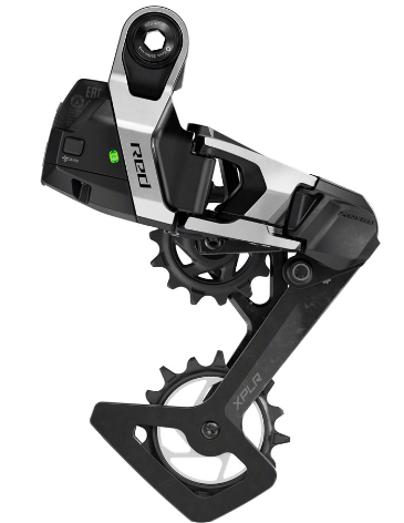 SRAM RED XPLR AXS Rear Derailleur - For RED XPLR 1x 13-Speed 46t Max Hangerless Full Mount (Battery Not Included) Black/Silver E1