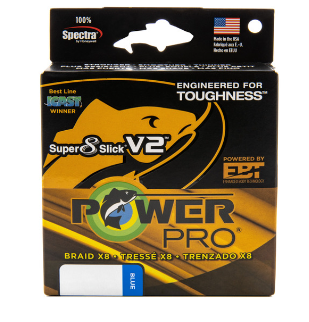 PowerPro Super 8 Slick 50Lb 150 Yd Blue
