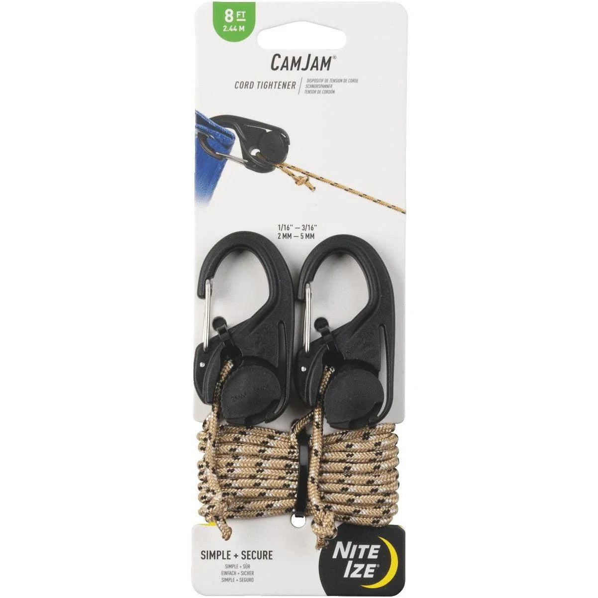 Nite Ize Camjam Rope Tightener With Rope