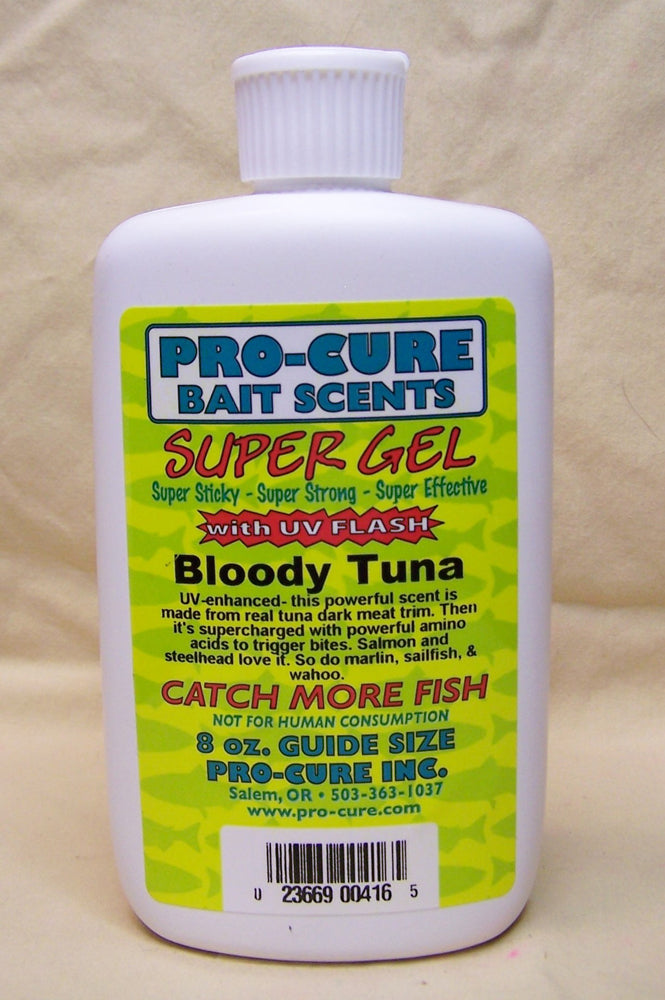 Pro-Cure Super Gel High Performance 8 Ounce Bait Scents & Uv Flash