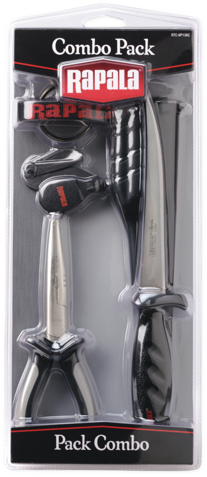 Rapala Combo Pack 6 1/2 Pliers / Falcon Fillet Knife / Clipper/ Sheath