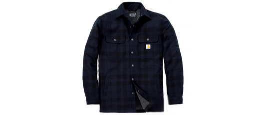 Carhartt Relaxed Fit Flannel Sherpa-Lined Shirt Jacket Men's