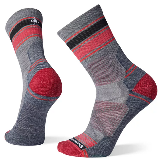 Smartwool Hike Light Cushion Striped Mid Crew Socks