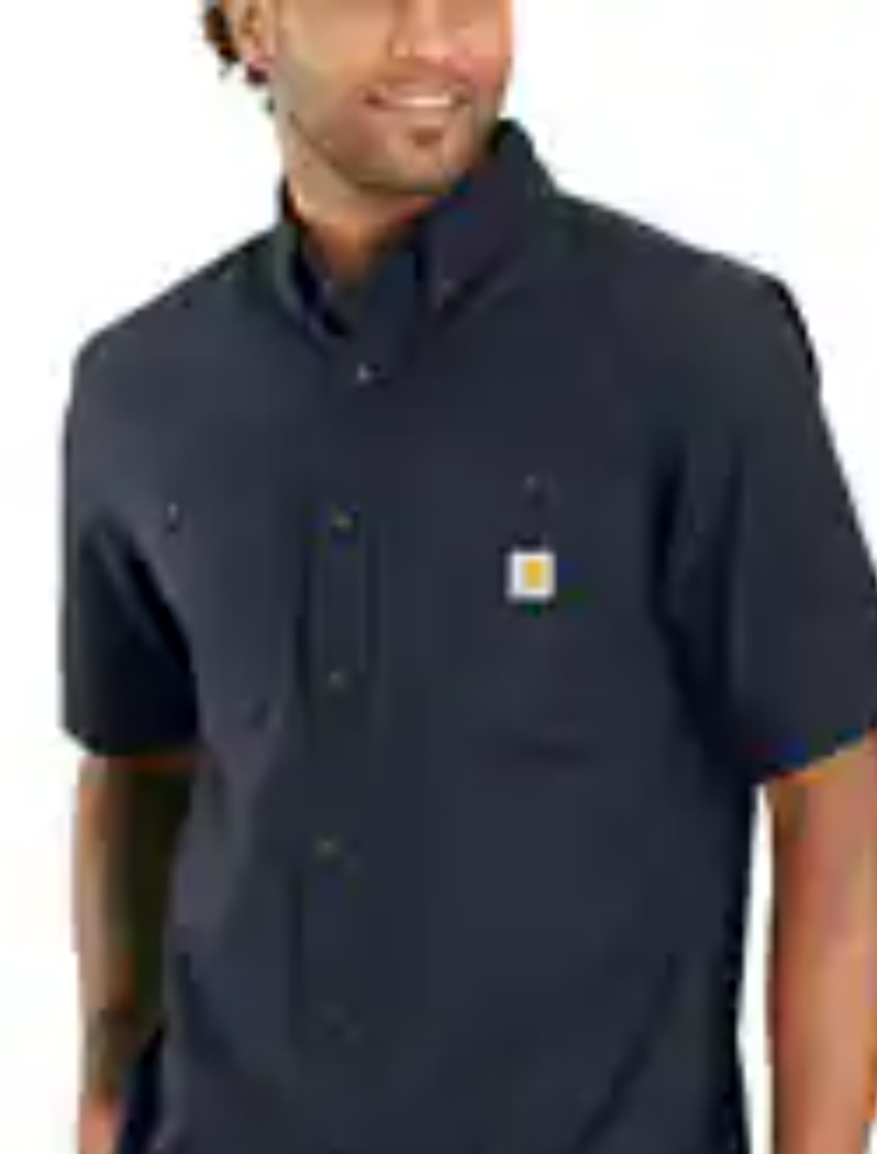 Carhartt Rugged Flex Relaxed Fit Midweight Canvas Short-Sleeve Shirt Men's