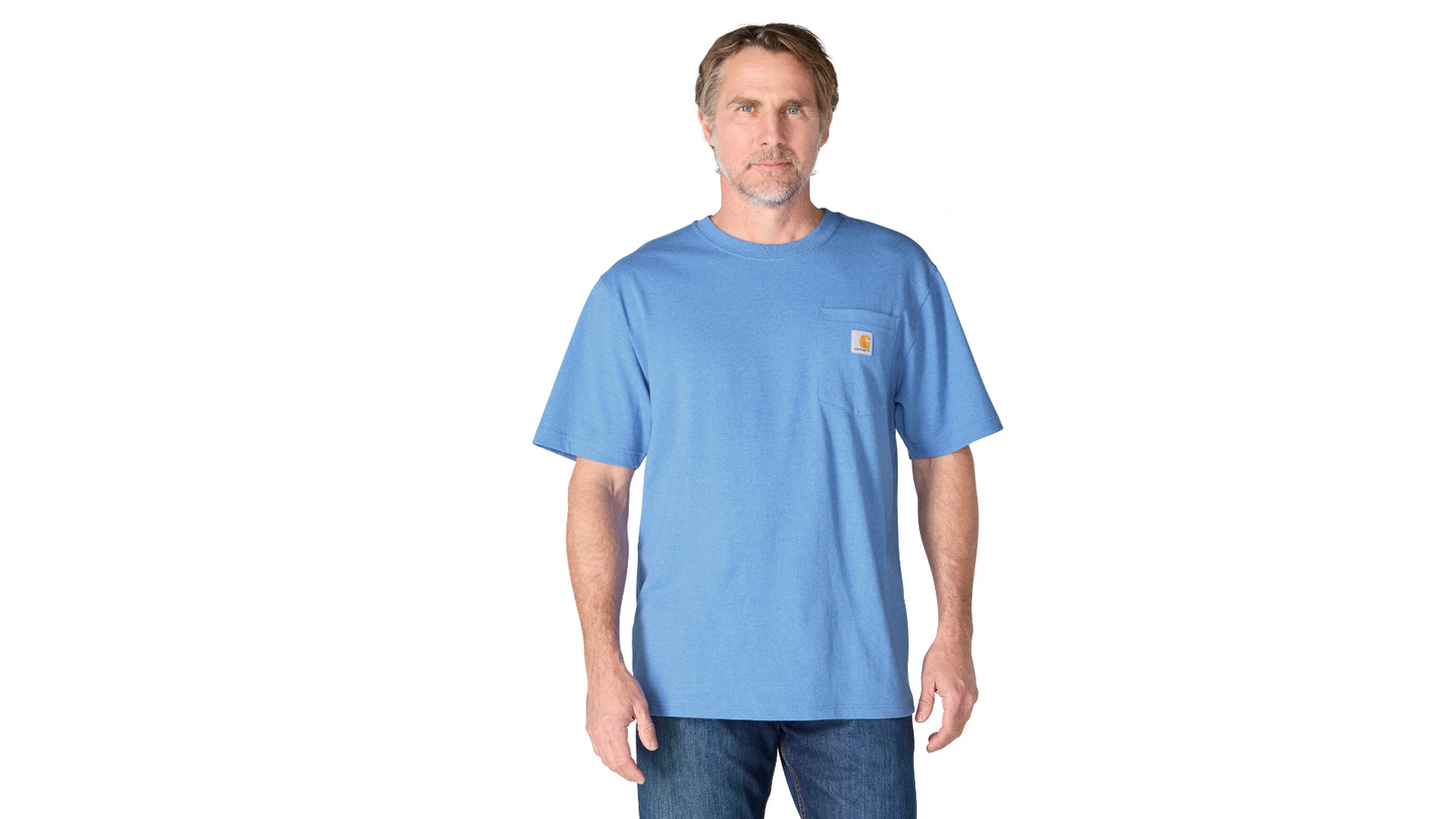 Carhartt Men's Loose Fit Heavyweight Short-Sleeve Pocket T-Shirt