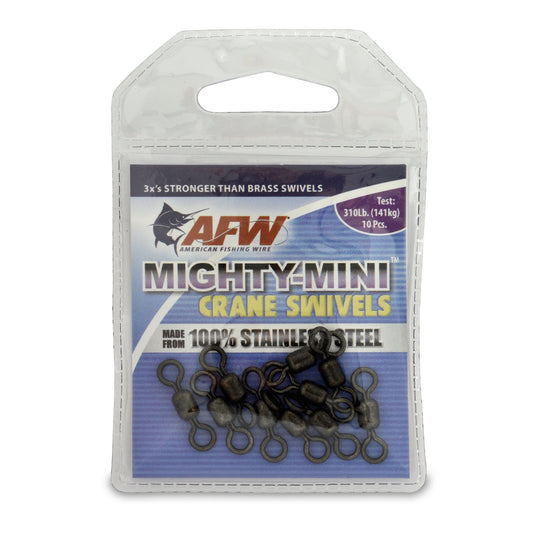 American Fishing Wire Mighty-Mini Stainless Steel Crane Swivels