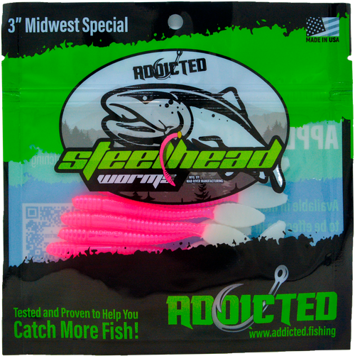 Addicted Fishing Redemption Worms - 3" Midwest Special