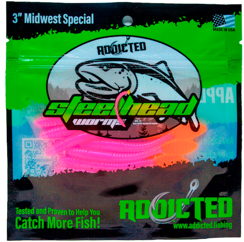Addicted Fishing Shipe Worms - 3" Midwest Special