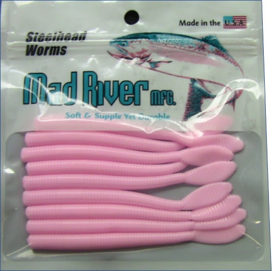 Mad River Mfg. Steelhead Worm 4"