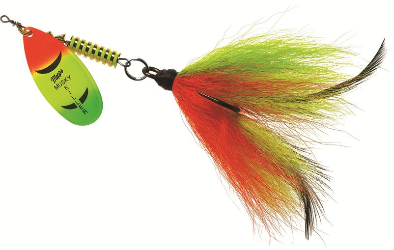 Touche De Pêche Vintage Herter's Musky Killer – Métal à Plumes – Boîtte D'attache