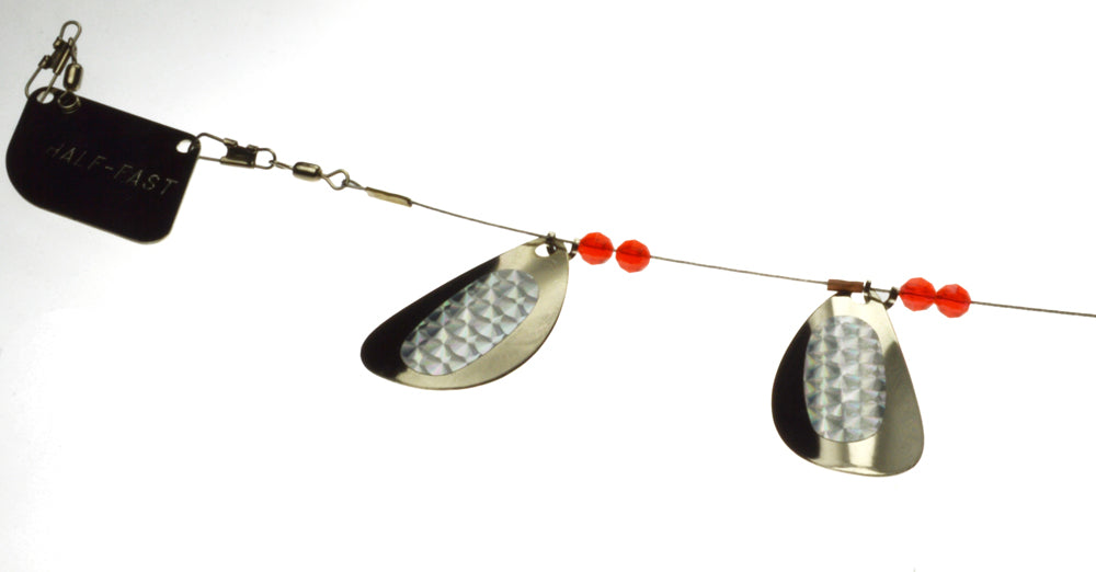 Poulsen Cascade Lake Troll Ultralite Cousin Carl 4ULF Nickel/Silver Scale