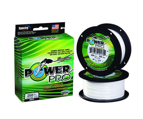 PowerPro Braided Spectra Fiber Fishing Line White 80LB 3000 Yds