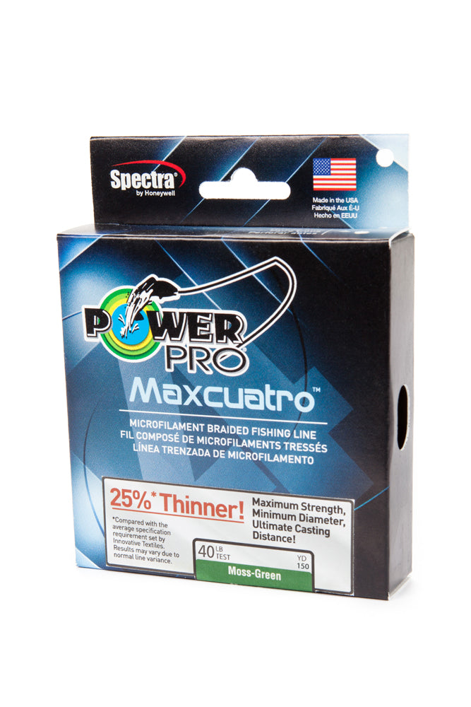 thumbnail image 2 of PowerPro Braided Spectra Fiber Fishing Line Moss Green 3000 Yds 2 of 11