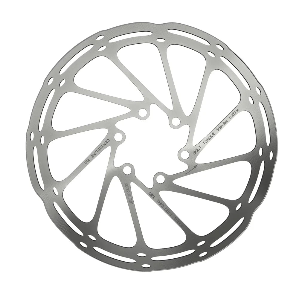 SRAM CenterLine Disc Brake Rotor - 160mm, Center Lock, 1.85mm, Includes Internal Tooled Lockring