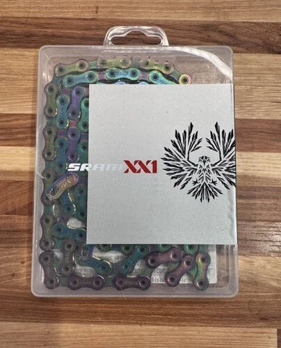 Sram XX1 Eagle AXS Chain - 12-Speed, 126 Links, Rainbow