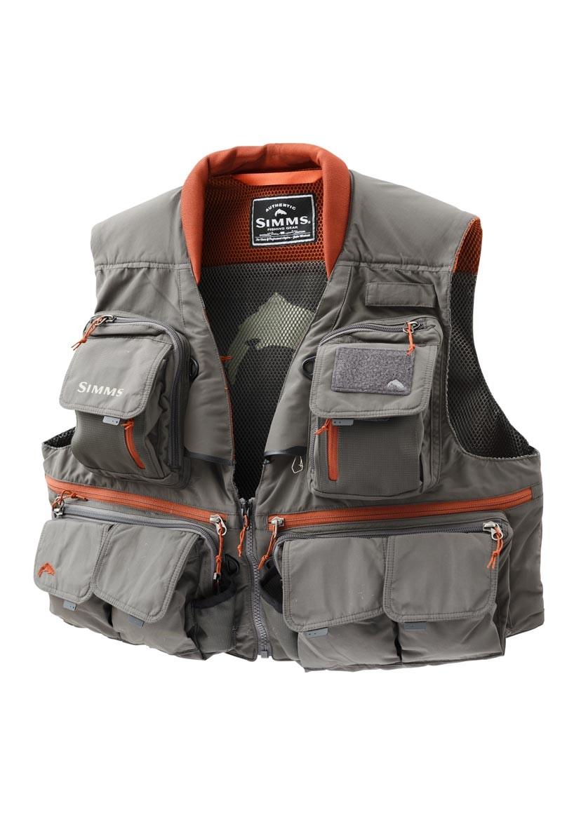 Veste Simms Fishing Products XL – Coupe-vent Bozeman Montana – Noir, Homme
