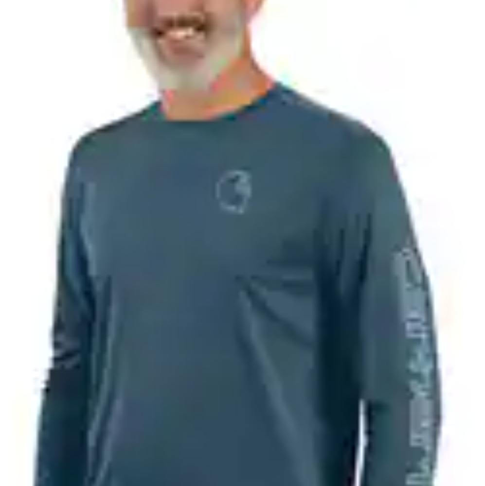 Carhartt Force Sun Defender Lightweight Long-Sleeve Logo Graphic T-Shirt