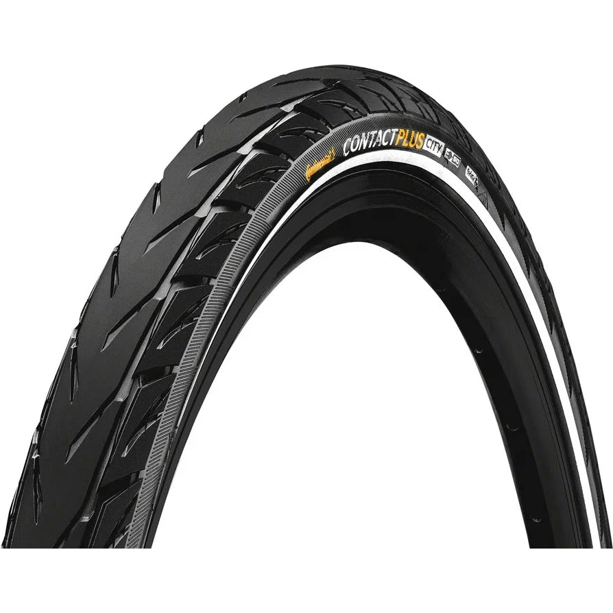 Continental Contact Plus City Tire - 27.5 x 2.20 Clincher Wire SafetyPlus Breaker E50