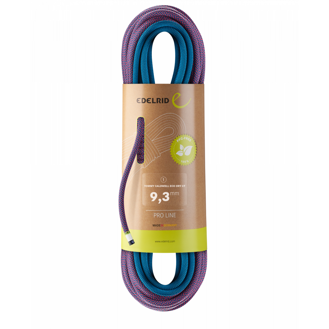 Edelrid Tommy Caldwell Eco Dry Colortec 9.3Mm - Ascent Outdoors LLC