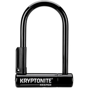 Kryptonite Keeper U-Lock - 3.25 x 6" Keyed Black Includes bracket