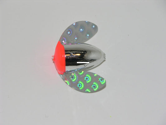 Yakima Bait Spin-N-Glo B12-Sz 0 Nickel Plate Chartreuse Head Mylar Chartreuse Wing