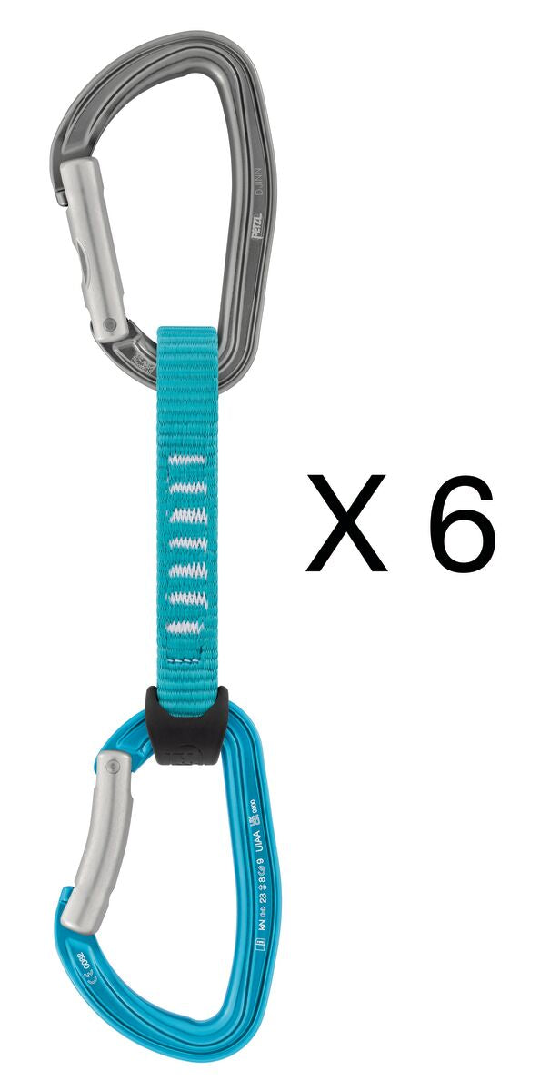 Petzl Djinn Axess Quickdraw 11cm - turquoise