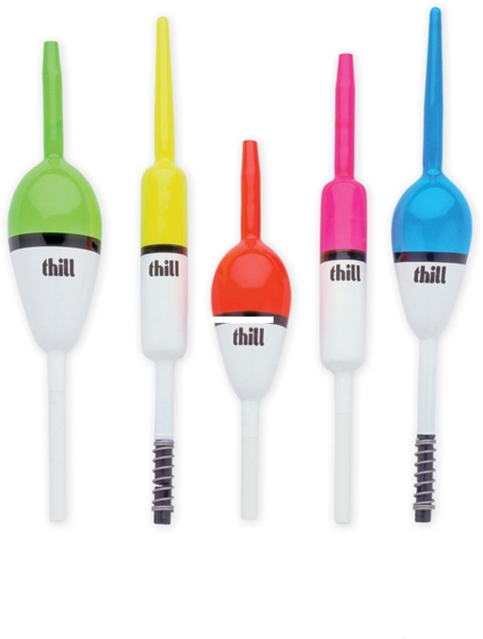Thill UMC788 Multi Color Bubble Gum7/8" Oval Slip Assorted 18 Piece