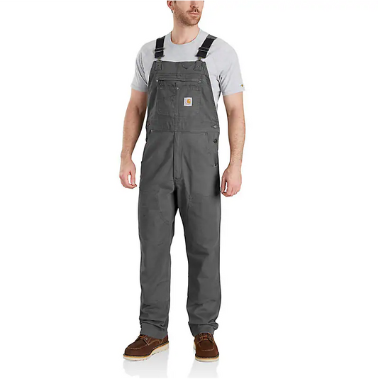 Carhartt Men's Rugged Flex Relaxed Fit Canvas Bib Overall