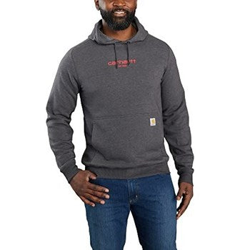 Carhartt Men's Force Relaxed Fit Lightweight Logo Graphic Hoodie