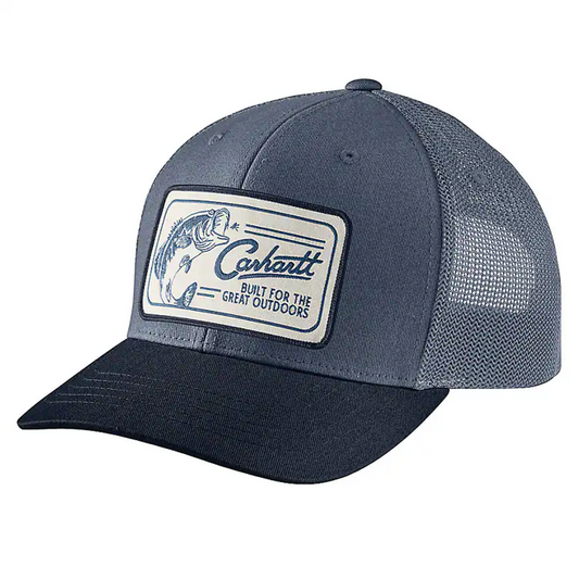 Carhartt Canvas Mesh-Back Fish Patch Cap Men's