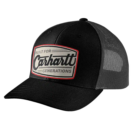 Carhartt Canvas Mesh-Back Built Patch Cap Men's